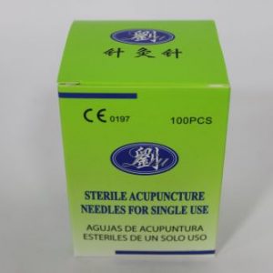 AGUJAS ACUPUNTURA 25X30 100 UND