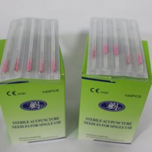 AGUJAS ACUPUNTURA 0.25 x 40 mm x 100 UND